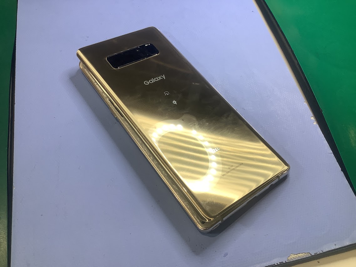Galaxy note8の画面交換なら最短即日修理のスマホ修理工房西八王子店にご相談ください!